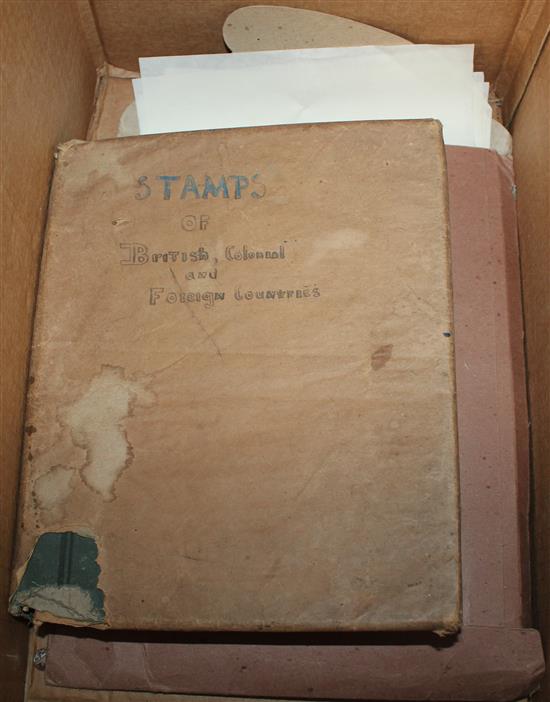 Collection of stamps, 2 albums